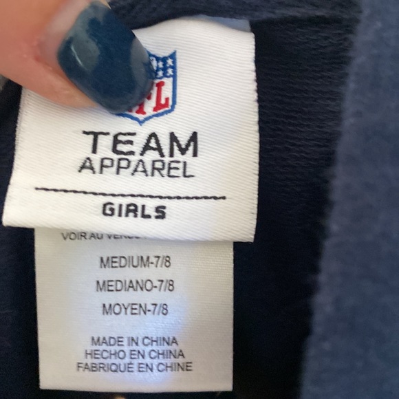 Girls patriots sweatshirt - Picture 3 of 3